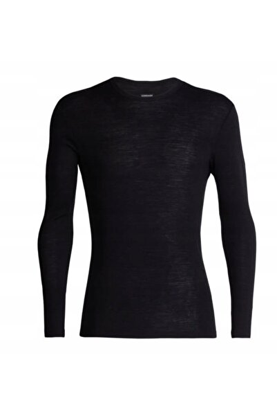 NO BRAND Tricou bărbătesc Icebreaker 175 Everyday LS Crew negru XXL
