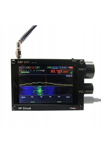 NO BRAND Receptor experimental DSP SDR 50 kHz–2 GHz AM/FM/USB/LSB RF Gain SQ NB