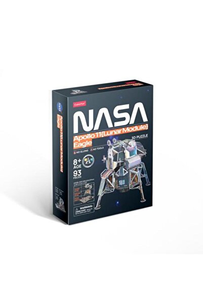 NO BRAND CUBIC FUN Puzzle 3D NASA MOON MODULE Apollo 11 EAGLE 93 el. DS1058h