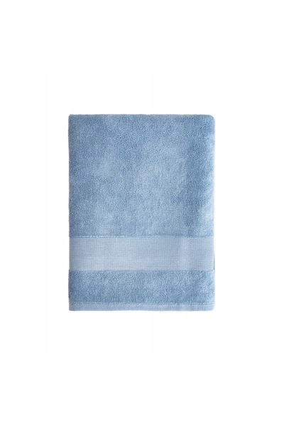NO BRAND Prosop CELLEN albastru cu adaos de lyocell, 70x130 cm, HOMLA