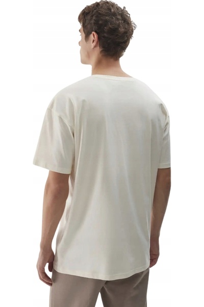 4F Tricou bărbătesc M2967 alb murdar 4FWAW25TTSHM2967 11S MĂRIMEA XL