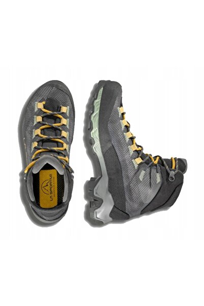 La Sportiva Pantofi de damă Aequilibrium pentru drumeții Gore-Tex, verde carb...