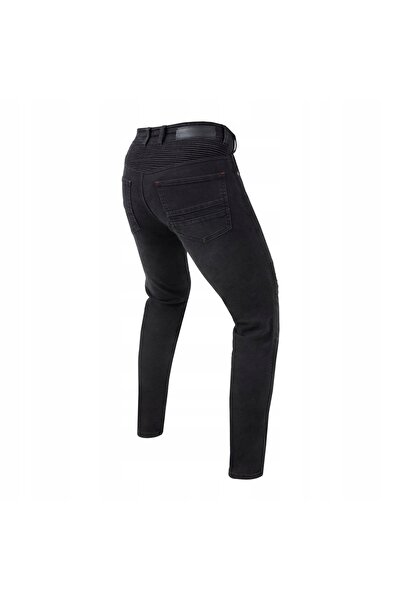 NO BRAND PANTALONI JEANS REBELHORN EAGLE III SLIM FIT NEGRU SPĂLAT [Mărimea 3...