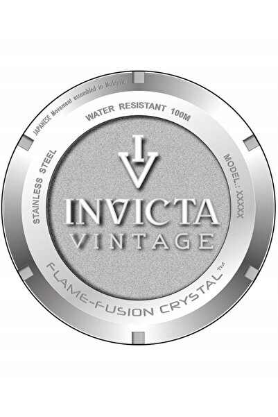 Invıcta Ceas automat bărbătesc 33515 curea albastră vintage 44mm