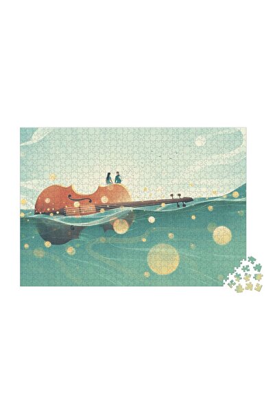 NO BRAND Janod Puzzle art Călătorie cu vioara 1000 piese