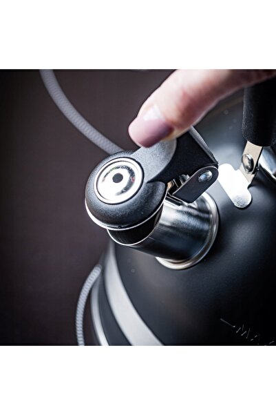 Kinghoff Fierbător tradițional cu fluier 1,8L Inducție Gaz inox