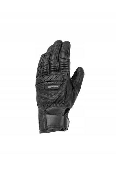 NO BRAND MĂNUȘI DE MOTOCICLETĂ MOTOID DIN PIELE ALPHA NEGRU ROZ 2XL