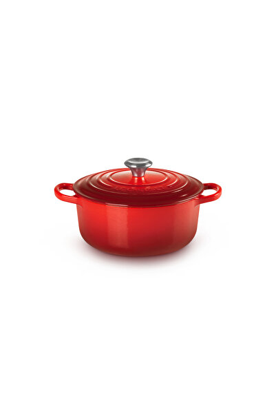 Le Creuset BRYTFANNA OALĂ ROTUNDĂ EMAILATĂ CU CIREȘE 22 CM 3.3 L