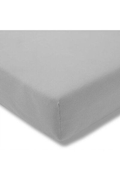 NO BRAND Cearșaf de pat ESTELLA cu elastic din jerseu 200X200 CM WZ. 915/PLATIN
