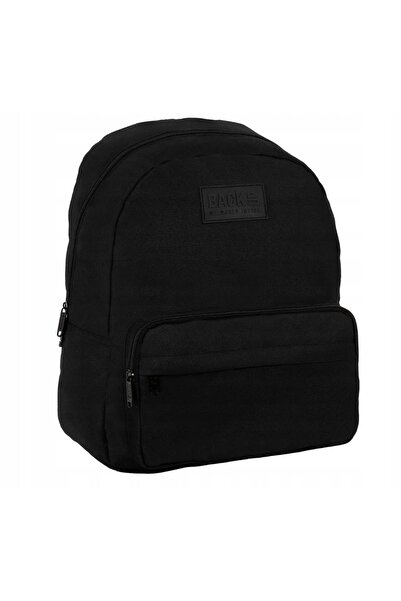 NO BRAND Rucsac școlar negru cu multiple compartimente, Derform, 25 L