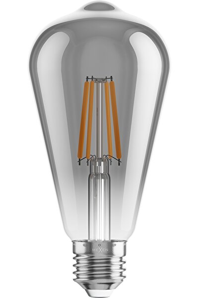 Mexen 6x bec LED E27 cu filament Edison, lumină caldă, 6W=25W, nu pâlpâie