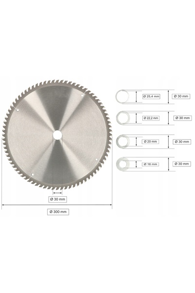 NO BRAND Lamă de ferăstrău pentru lemn de 300 mm, lamă de ferăstrău circulară...