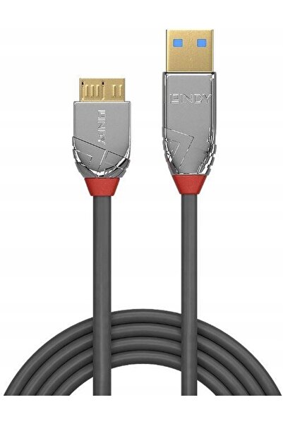 Bark and Lindy Cablu USB 3.0 A - MICRO B LINDY CROMO LINE 1m