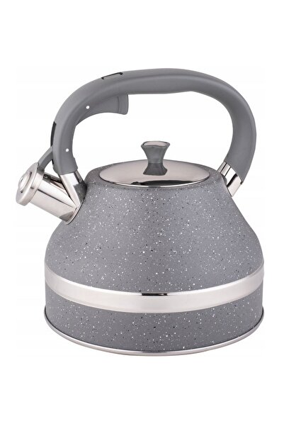 NO BRAND CEAȘCĂ DIN OȚEL CU FLUIER, PENTRU GAZ ȘI INDUCȚIE, 3 L, EDENBERG - 8...