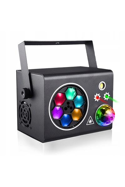 NO BRAND EFECT DE DISCO, MULTIEFECT LED, STROBOSCOP, LASER LIGHT4ME PARTY BOX-A
