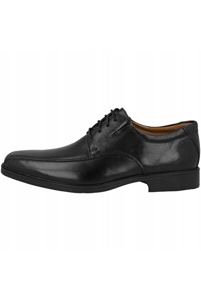 CLARKS Pantofi eleganți pentru bărbați - Tilden Walk - mărimea 41 - piele neagră