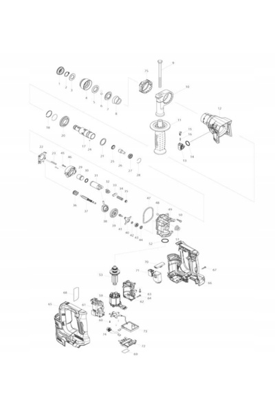 NO BRAND MAKITA MANȘON DE PRINDERE SDS DHR171 HR166 HR140 ORIGINAL