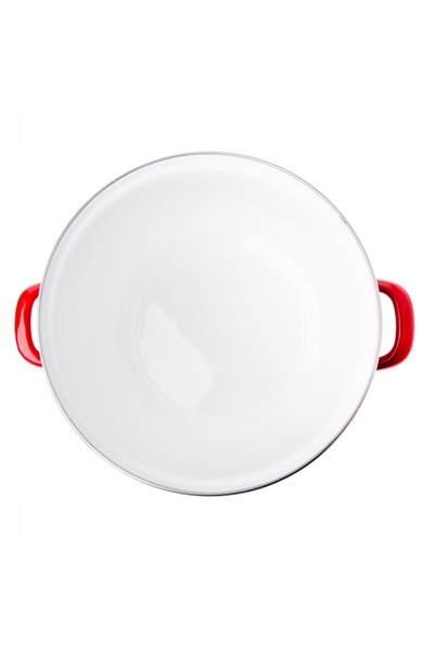 NO BRAND Kropki oală emailată tip butoi 22 cm 4,8 L ODELO