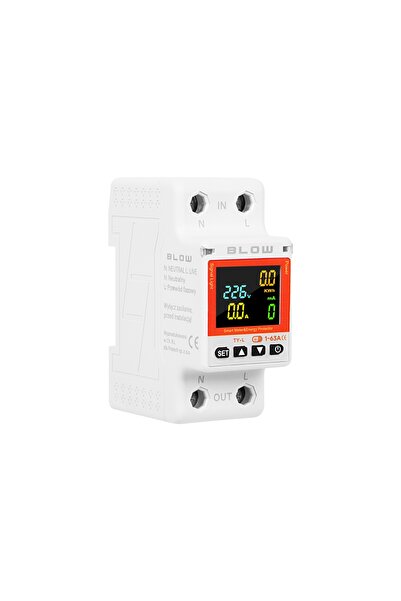 Blow Contor de energie WIFI 63A cu montare pe șină DIN pentru alimentare de l...