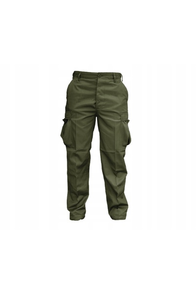 Mil-Tec Pantaloni militari tactici de luptă US Ranger BDU, verde oliv, XL