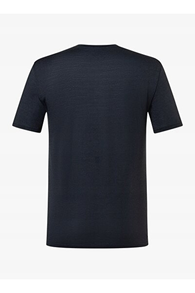 NO BRAND Tricou merino Super. Tent View Tee - negru intens/diverse S