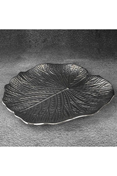 NO BRAND Vas decorativ gros (01) 33X33X2 CM argintiu