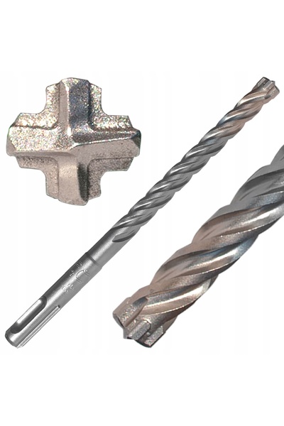 HiKOKI - Hitachi Burghiu pentru beton SDS+ 14x260 mm, cu 4 tăișuri și 4 spira...