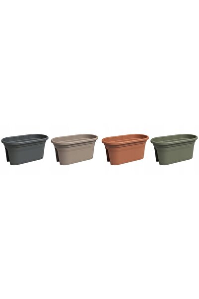 NO BRAND Jardiniere alungite de balcon, verde închis, pentru plante verzi, VE...