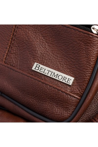 NO BRAND Geantă sport Beltimore din piele naturală, fără model
