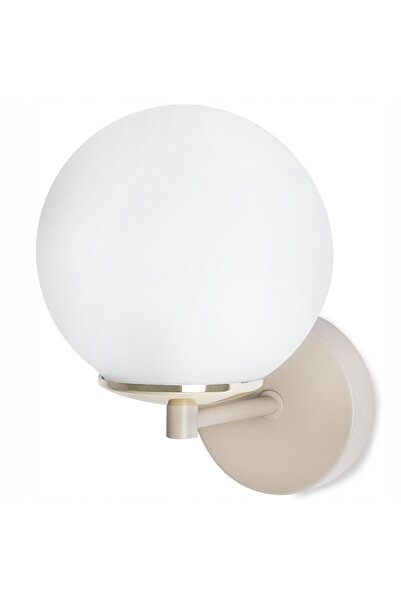 NO BRAND Lampă de perete FLORENCE BEIGE GLAMOUR cu glob alb pentru living și ...