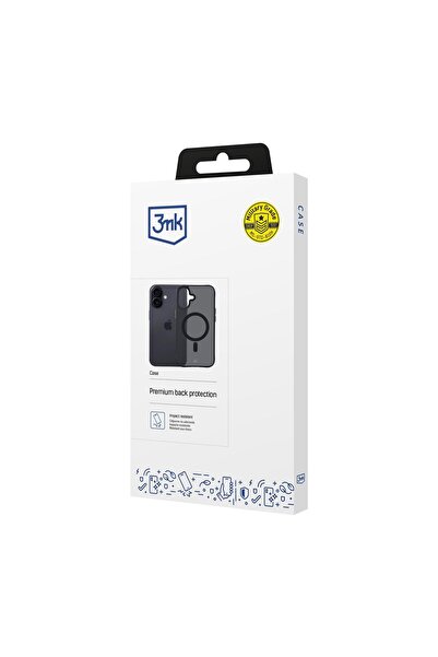 3MK Pentru iPhone 17 Husă de protecție MagSafe cu finisaj mat, culoare fumuriu.