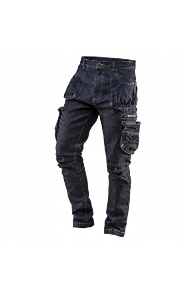 NEO Tools Pantaloni de lucru din denim cu 5 buzunare ROZ MIAR XS