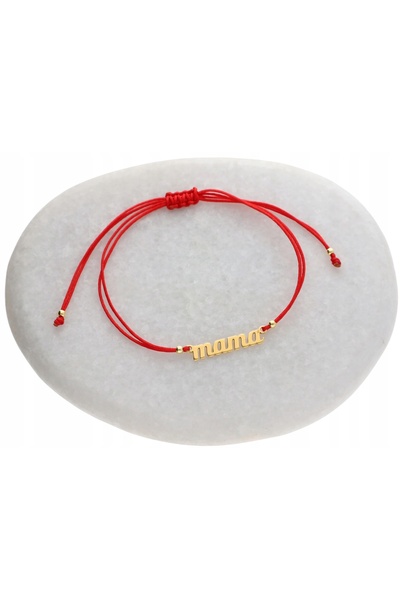 NO BRAND Brățară din aur cu design de șnur „MAMA” pentru mama, de Ziua Mamei,...