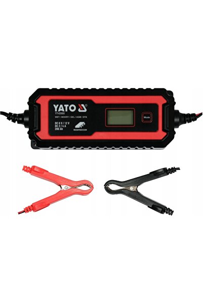 yato ÎNCĂRCĂTOR ELECTRONIC DE BATERII AUTO LCD 6V/12V PENTRU ACUMULATORI AGM,...