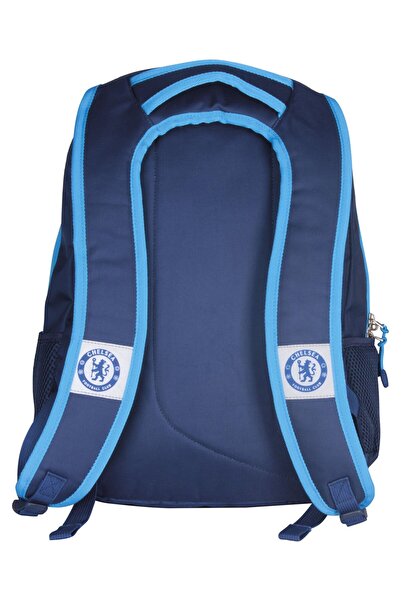 NO BRAND Rucsac școlar CHELSEA pentru tineri, pentru băieți, fotbal, albastru