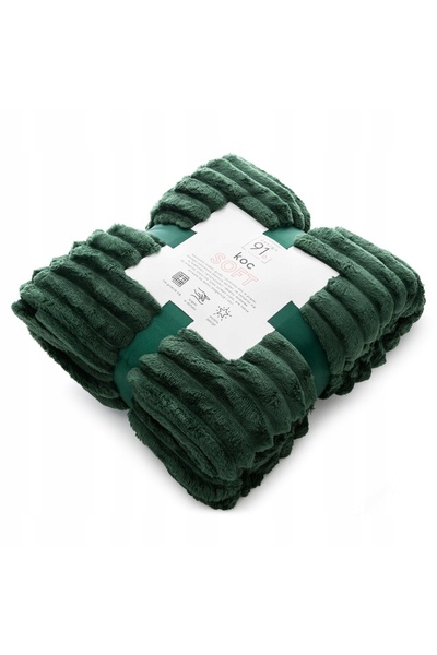 NO BRAND KOC D91 SOFT 200 X 220 CM VERDE ÎNCHIS