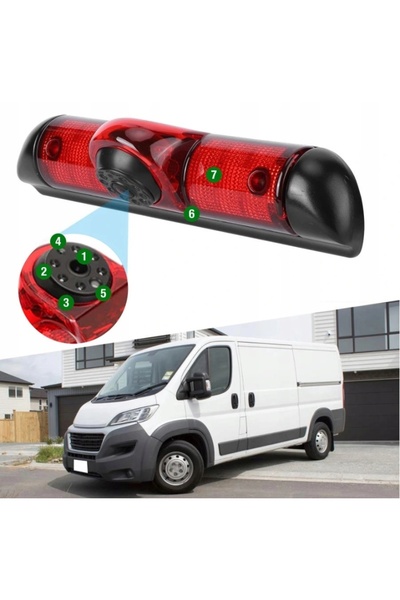 NO BRAND Cameră de marșarier în carcasă pentru Fiat Ducato Peugeot Boxer Citr...