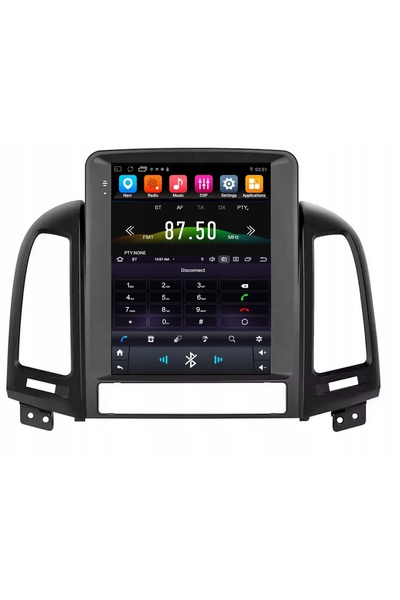 NO BRAND SISTEM DE NAVIGAȚIE AUTO HYUNDAI SANTA FE 2006-2012 BT CARPLAY ANDRO...