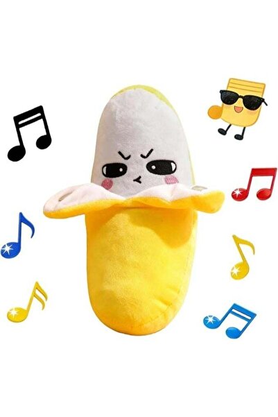 Generic Interactive Sensory Music Doll Plush Banana Toy with Touch-Activated ...