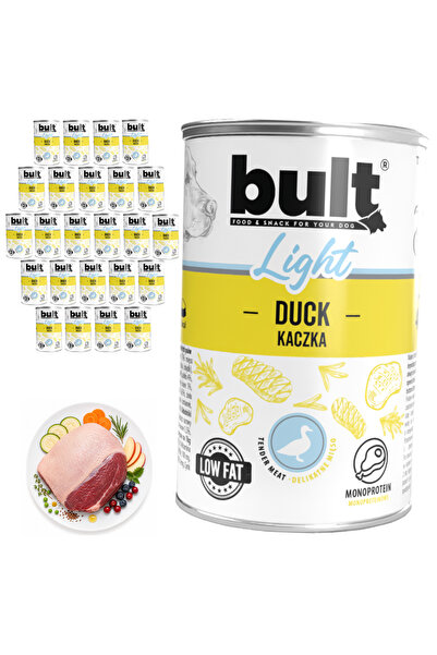 Bult Hrană umedă completă pentru câini LIGHT, cu rață, la conservă, 24x400g