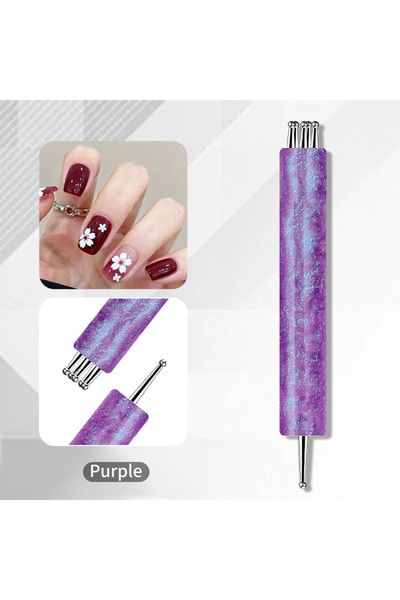 choice2 63552-2 1Pc DIY Nail Art 5 Petal Flower Dotting Tool Fine Tip Rhinest...