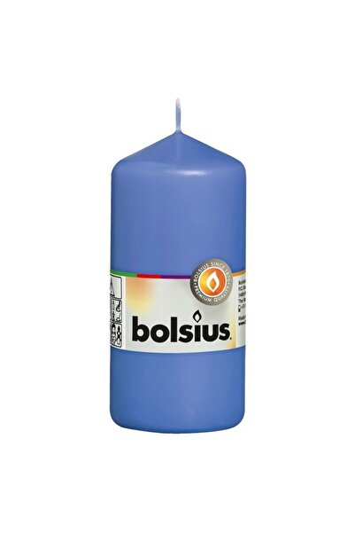 Bolsius Set 2 x Lumanare Stalp 120 x 58 mm Bolsius, Albastru