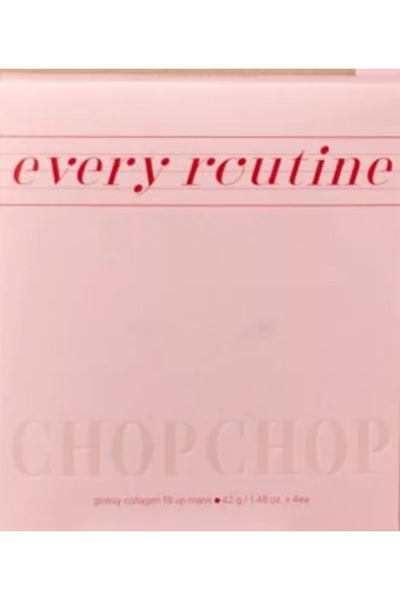 EVERY ROUTINE Mască Glossy cu Colagen pentru Preenchere, 4 bucăți