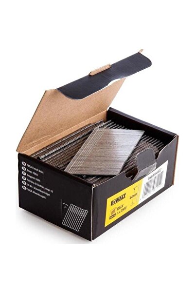 Dewalt Set of 2,500 Nails, 1.6 x 44 mm, Galvanized, Silver