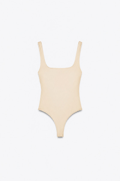 Açelya Okcu Premium Darcy Kare Yaka Bodysuit