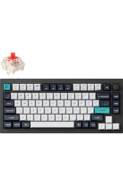 Keychron Q1M-M1 Max Ασύρματο Μηχανικό Πληκτρολόγιο Gaming 75% με διακόπτες Ga...