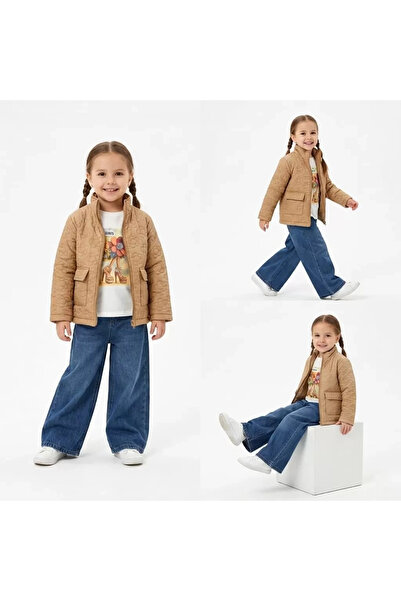 DMR Elegance 5/8 Years Old 3-Piece Children's Set with Jeans and Coat