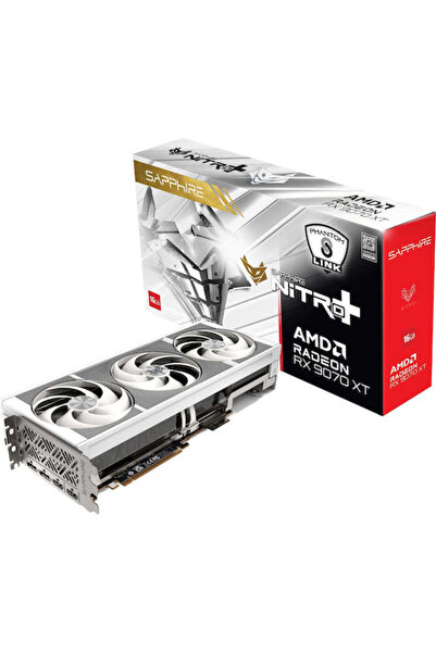 SAPPHIRE Radeon RX 9070 XT 16GB GDDR6 Nitro+ Phantom Link Polar OC Κάρτα Γραφ...