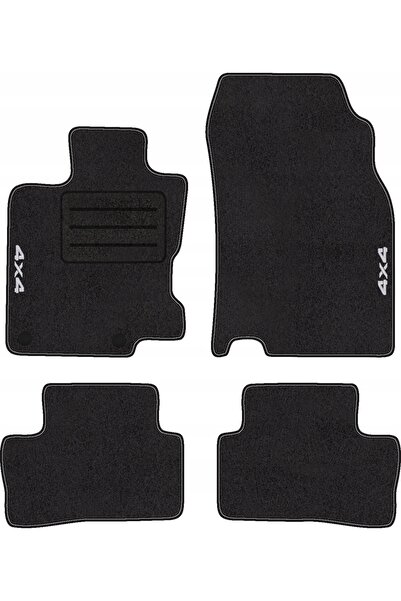 NO BRAND Covorașe auto cu logo 4x4 pentru Renault Kadjar (2015 - 2022) set co...