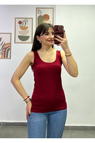 bydenizcollection Thick Strapped Cotton Fabric Undershirt